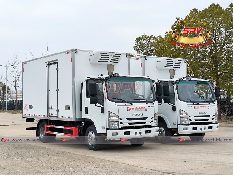 SPV- Vehicle - 4 Tons Freezer Wagon ISUZU - Right Front Side View